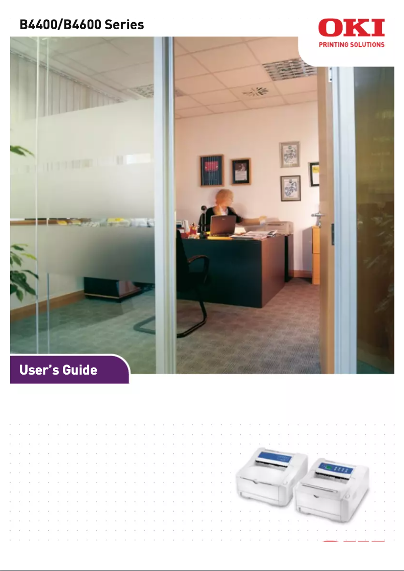 Page 1 de la notice Manuel utilisateur OKI B4400