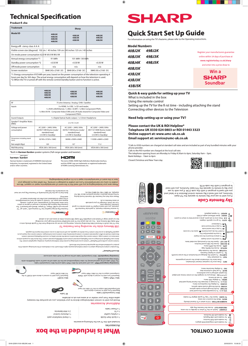 Image de la première page du manuel de l'appareil 49BJ2K
