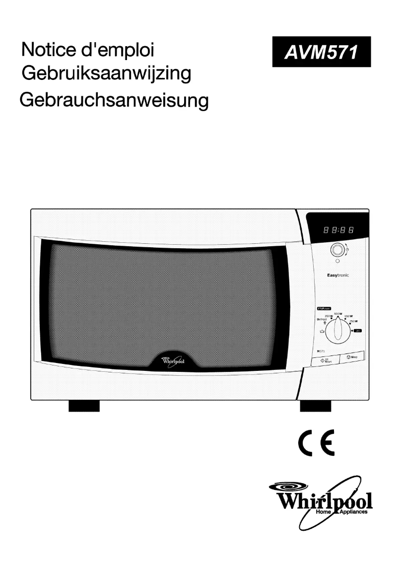 Image de la première page du manuel de l'appareil AVM 571