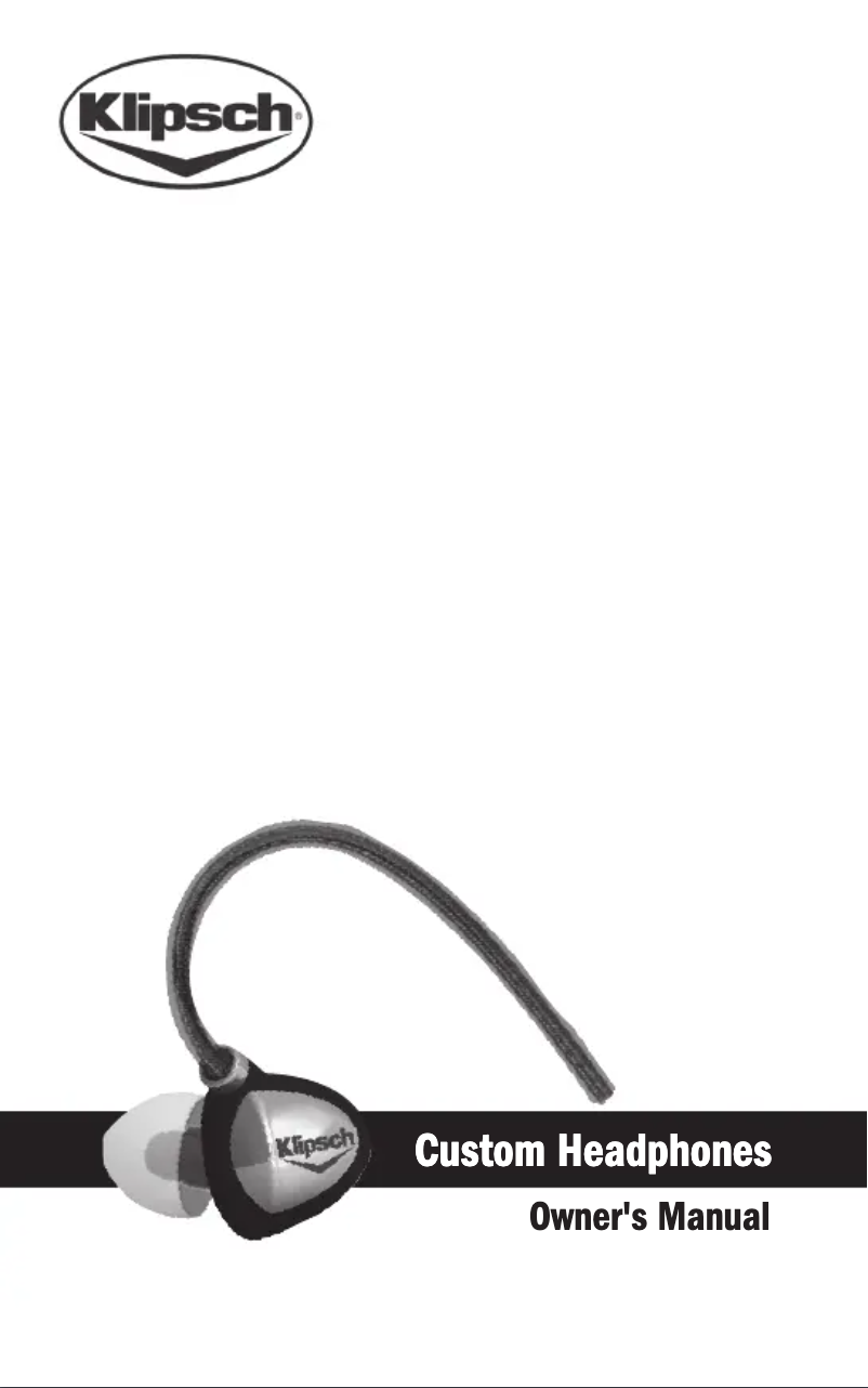 Image de la première page du manuel de l'appareil Custom 1