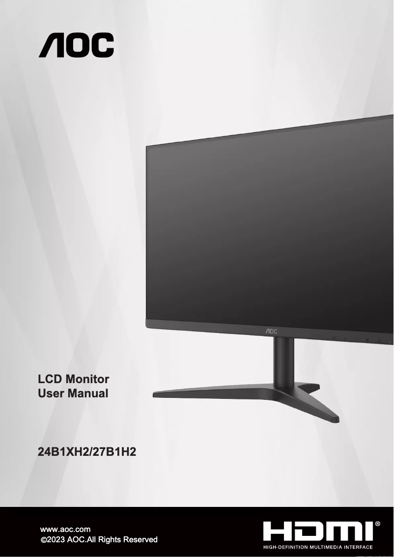 Image de la première page du manuel de l'appareil 24B1XH2