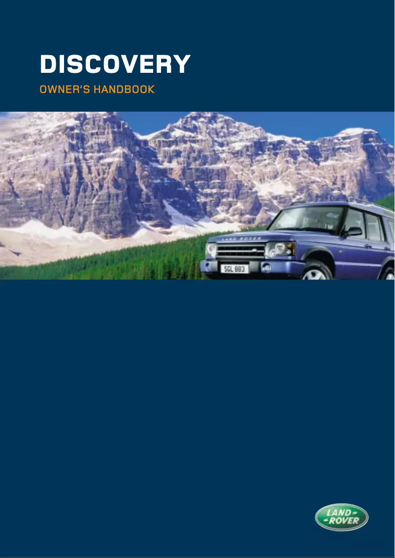 Image de la première page du manuel de l'appareil Discovery (2004)