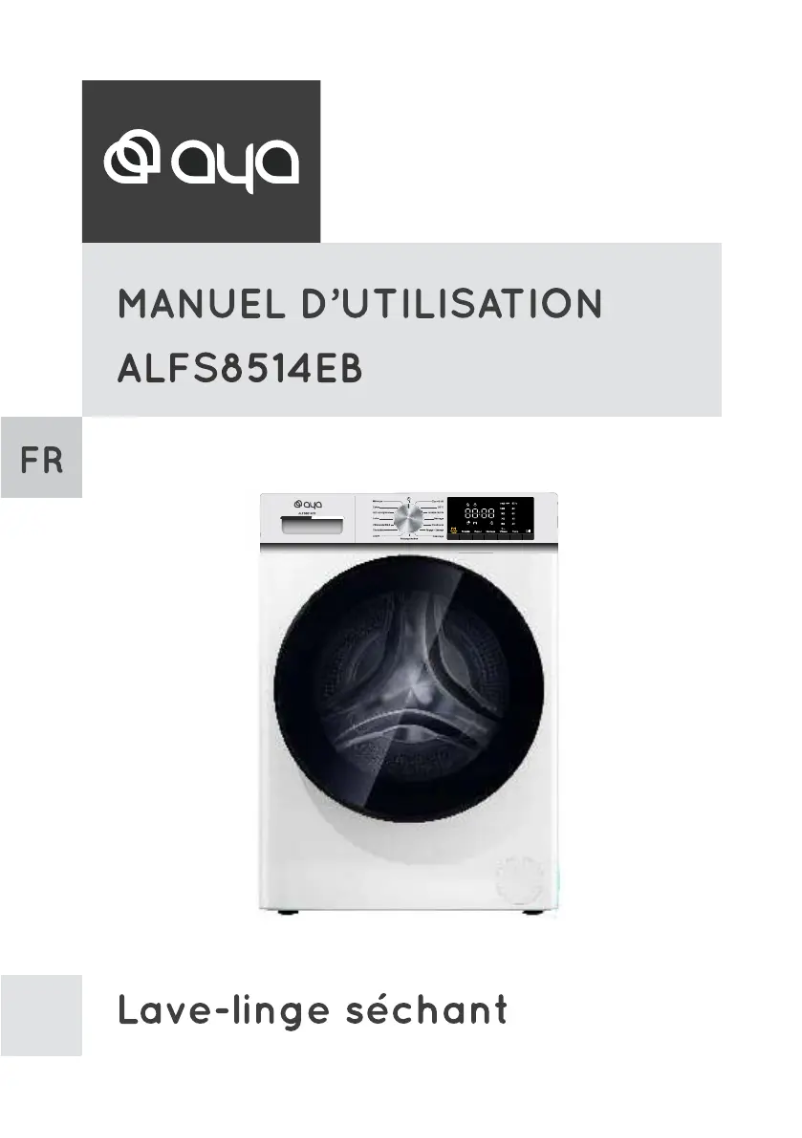 Image de la première page du manuel de l'appareil ALFS8514EB