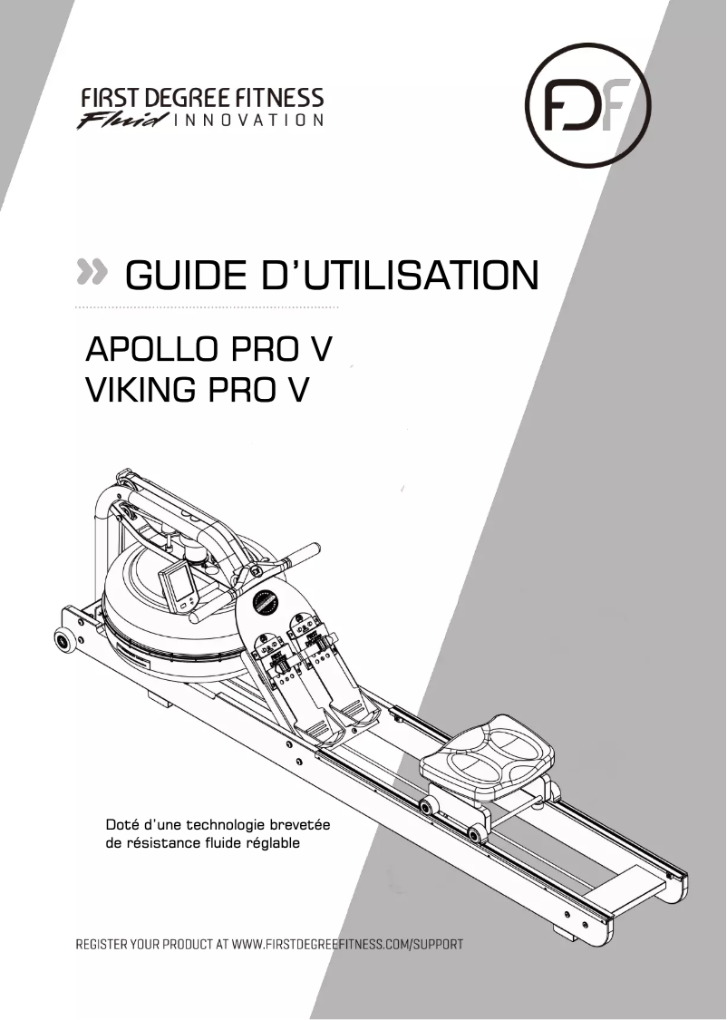 Image de la première page du manuel de l'appareil Apollo Pro V