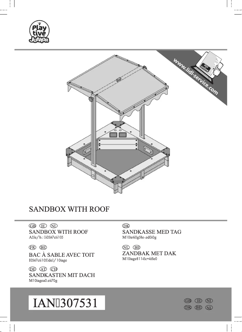 Page 1 de la notice Manuel utilisateur Playtive IAN 307531