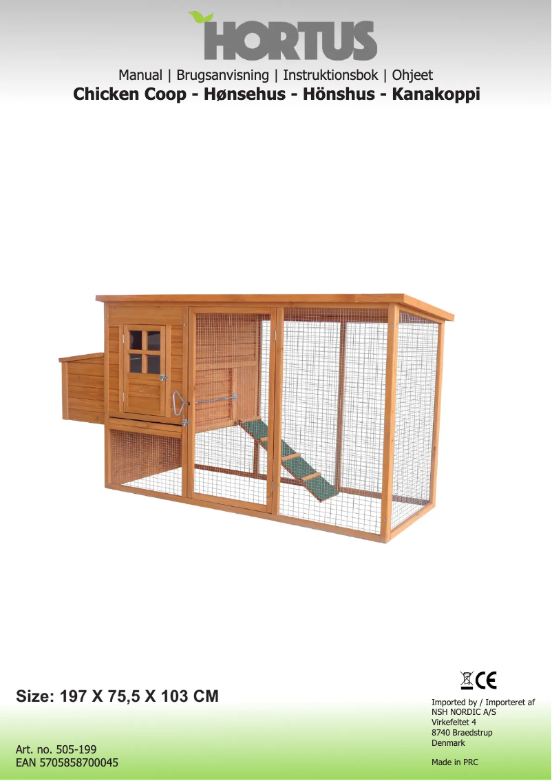 Image de la première page du manuel de l'appareil 505-199