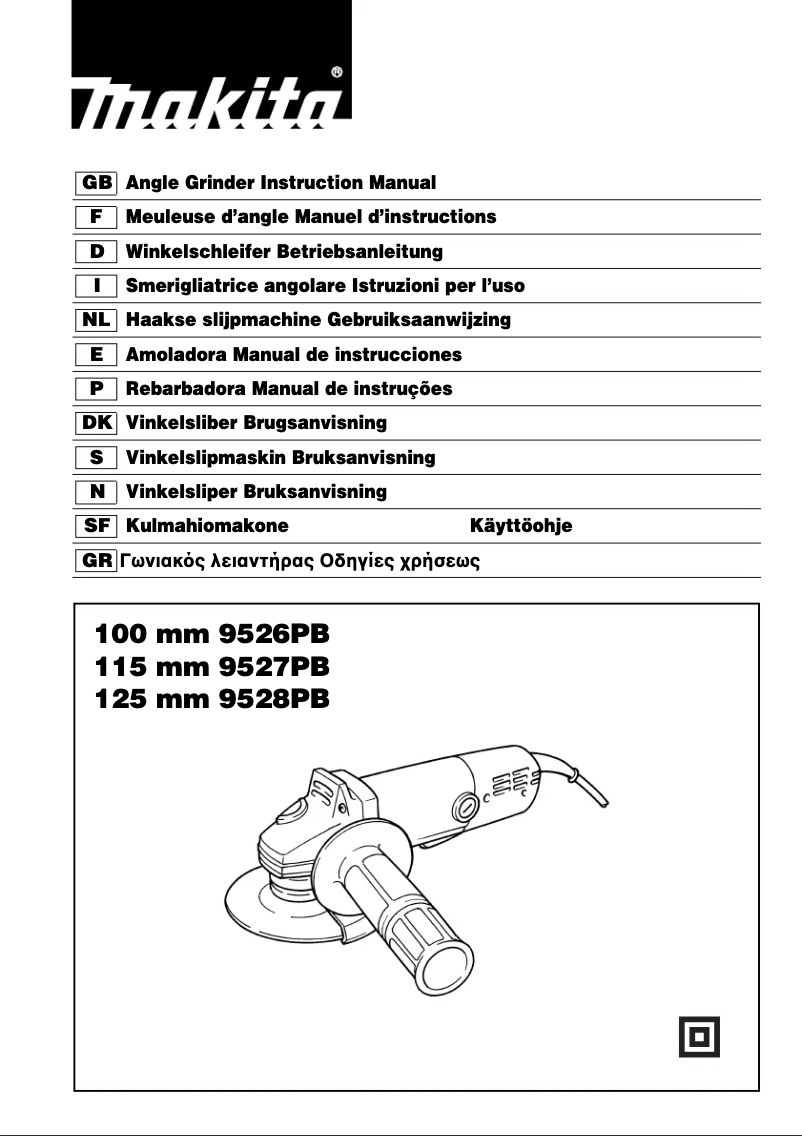 Image de la première page du manuel de l'appareil 9528PB