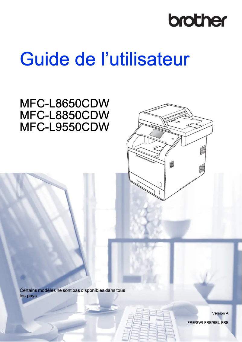Page n°1 - Manuel utilisateur Brother MFC-L8650CDW