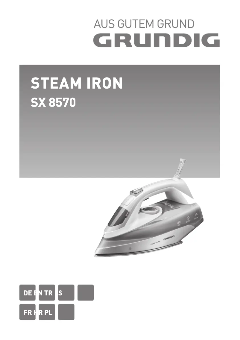 Image de la première page du manuel de l'appareil SX 8570