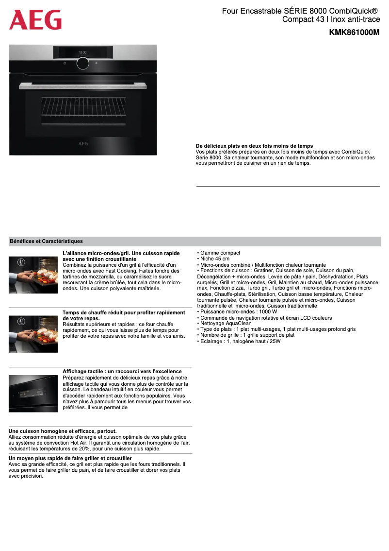 Imagen de la primera página del manual del dispositivo KMK861000M