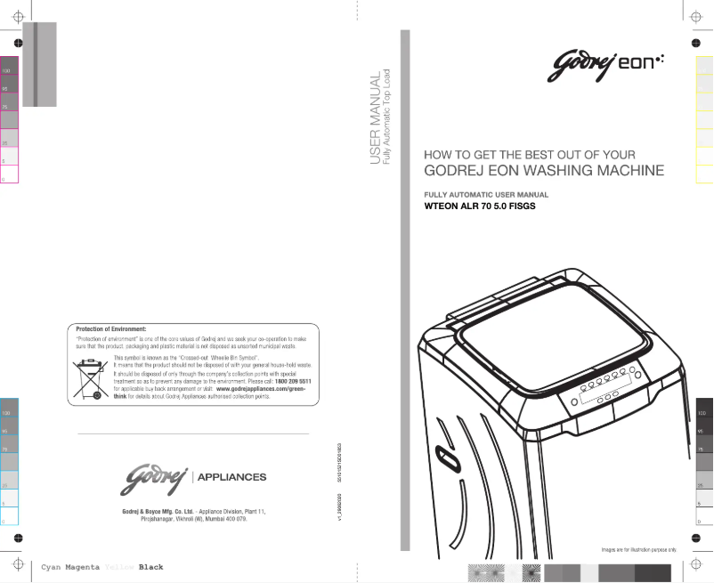 Page 1 de la notice Manuel utilisateur Godrej WTEON ALR 70 5.0 FISGS