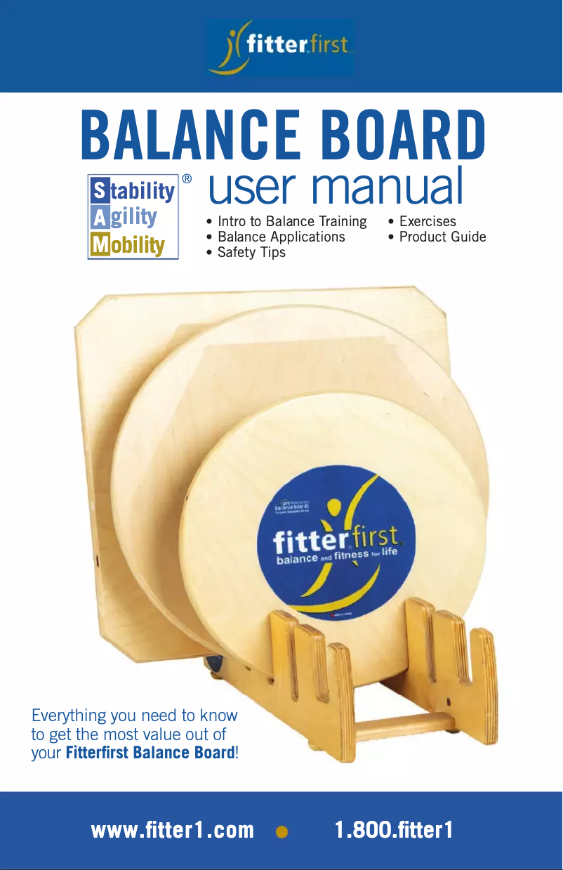 Image de la première page du manuel de l'appareil Balance Board