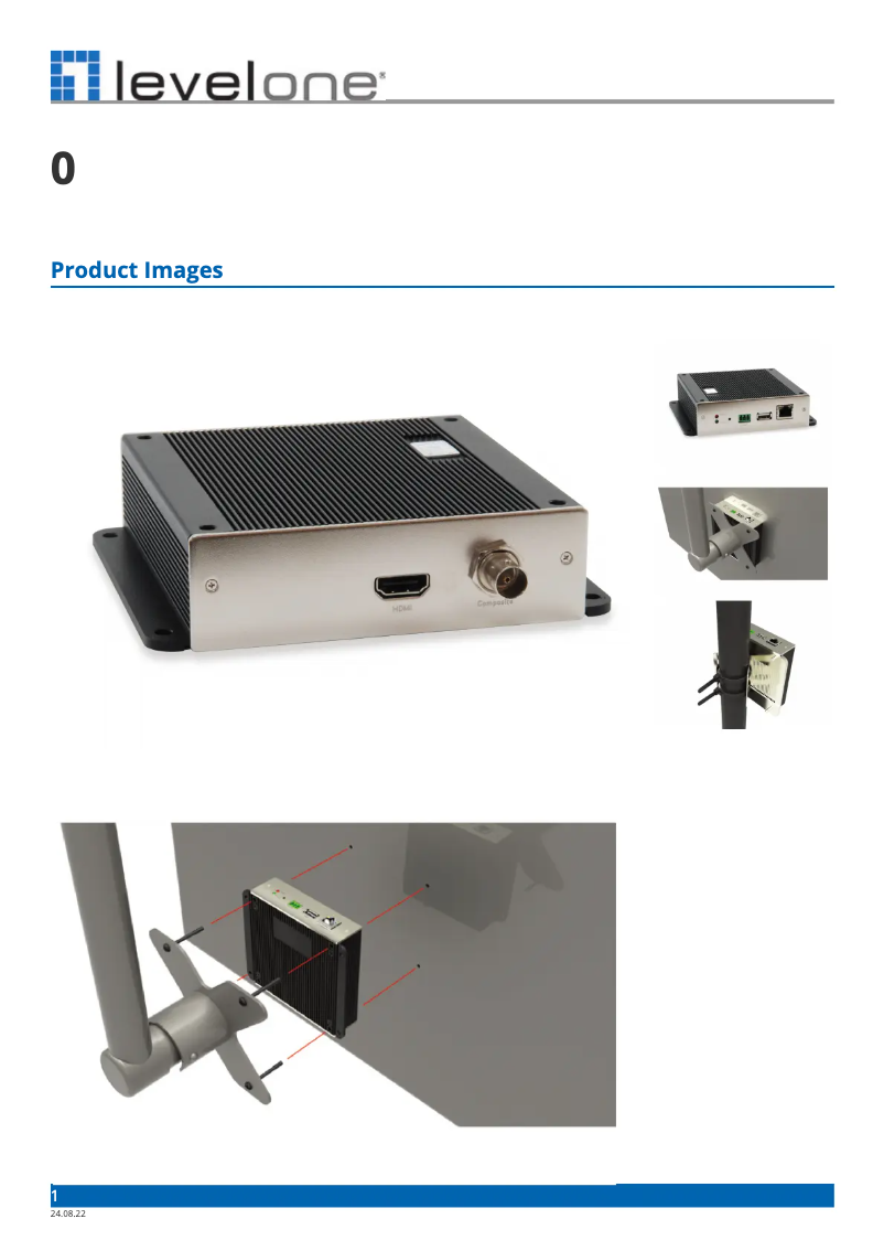 Image de la première page du manuel de l'appareil DSS-1000