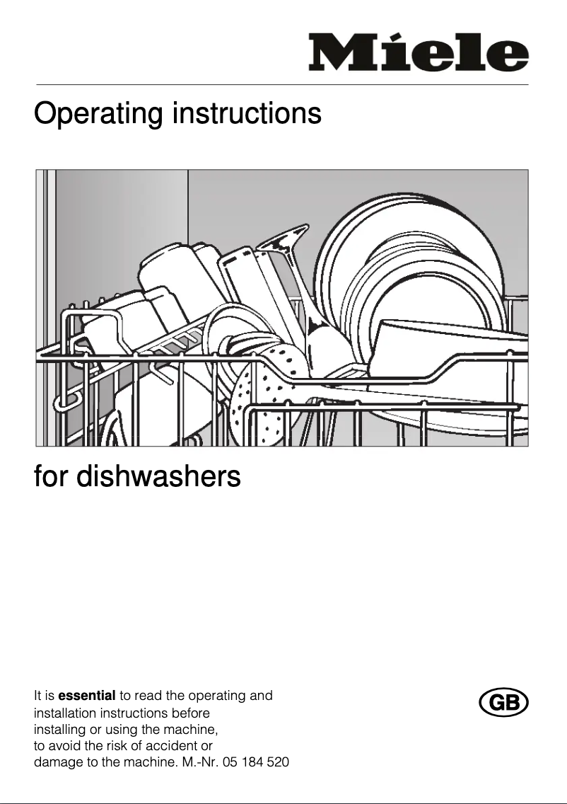 Page 1 de la notice Manuel utilisateur Miele G 674