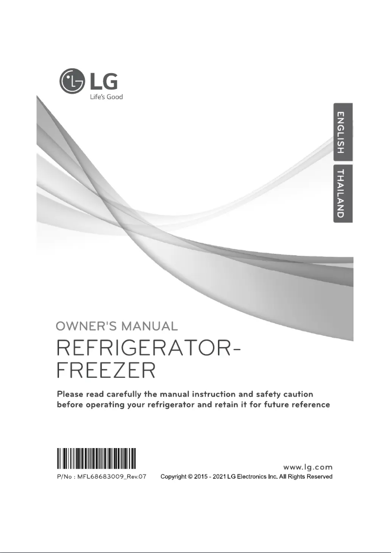 Image de la première page du manuel de l'appareil GN-G272SXCB