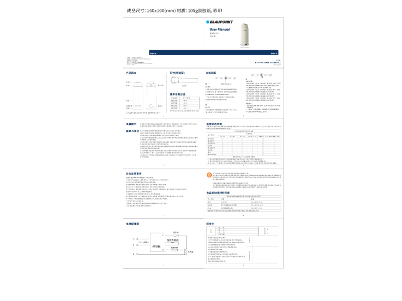 Image de la première page du manuel de l'appareil BP-DR200