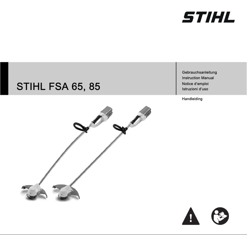 Image de la première page du manuel de l'appareil FSA 65