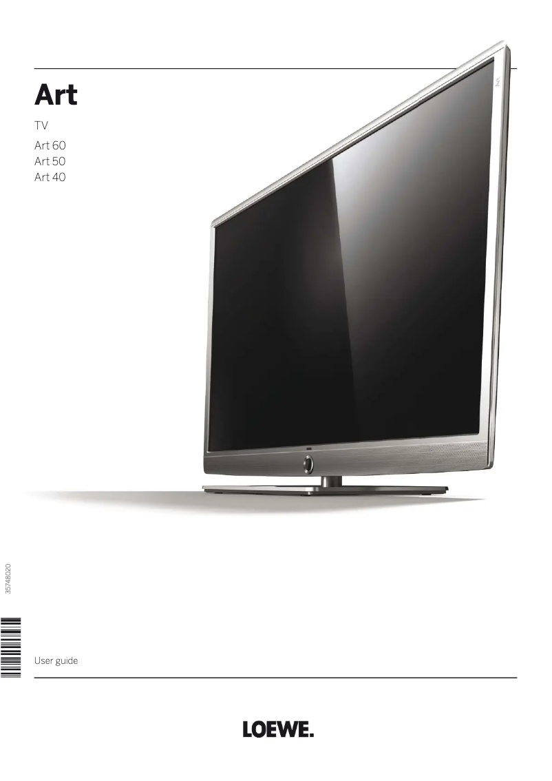 Page n°1 - Manuel utilisateur Loewe ART 55