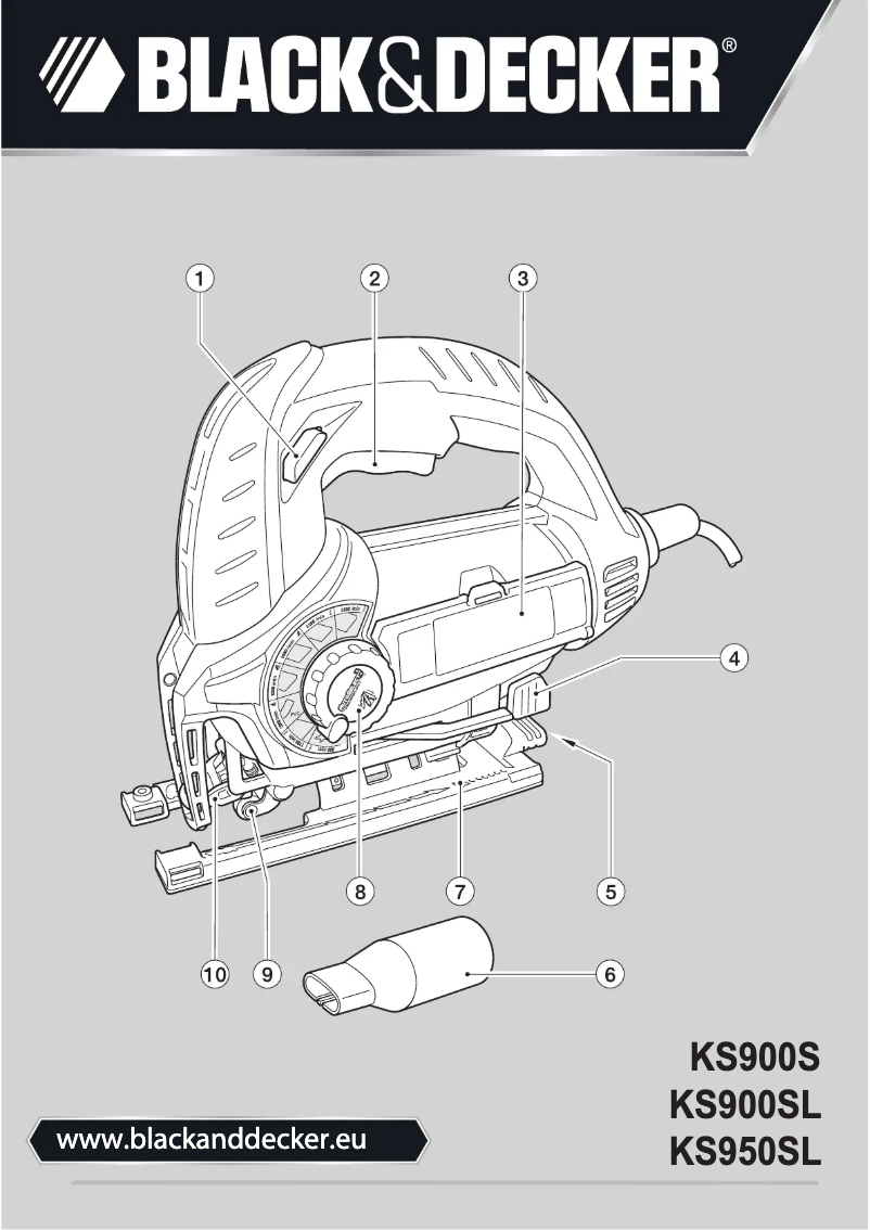 Page n°1 - Manuel utilisateur Black & Decker KS950SL