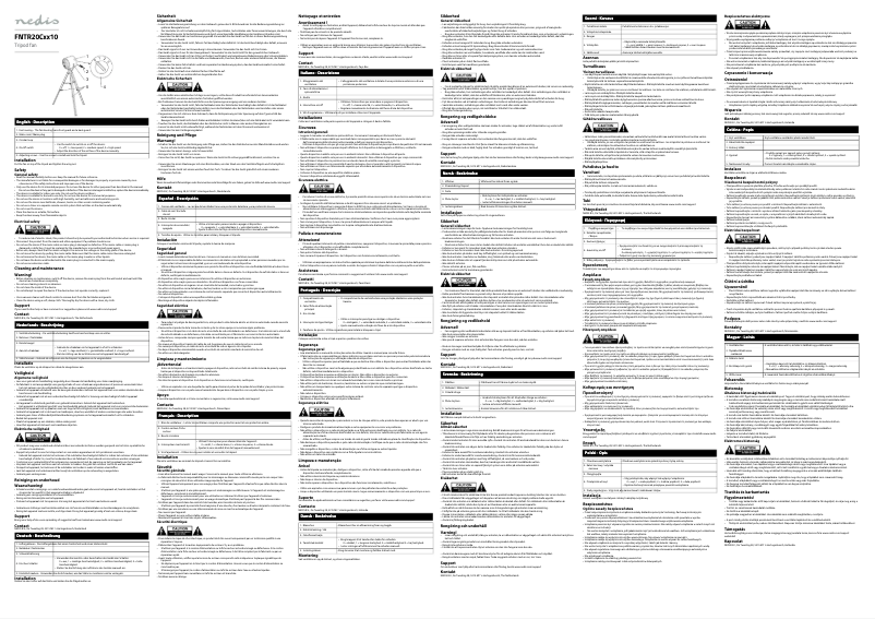 Image de la première page du manuel de l'appareil FNTR20CWD10