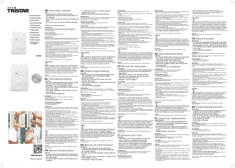 Page 1 de la notice Manuel utilisateur TriStar AC-5555