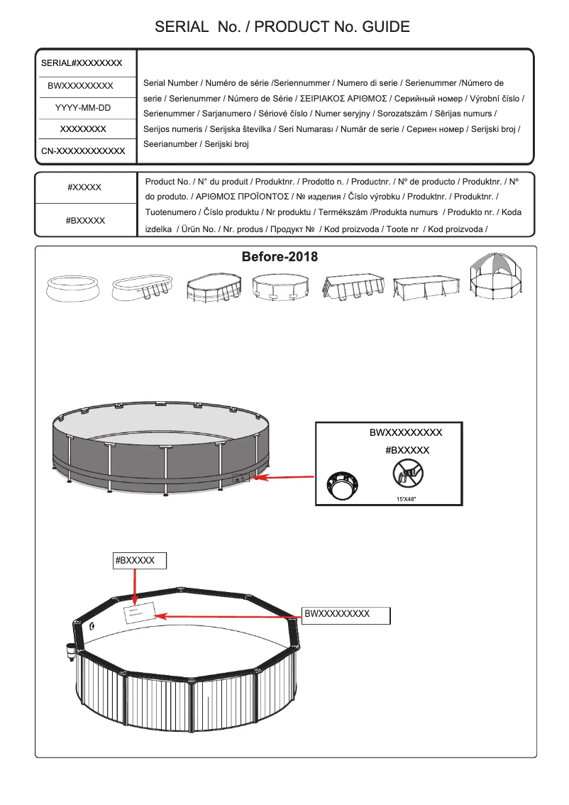 Page n°1 - FAQ Bestway H2OGO! 53350