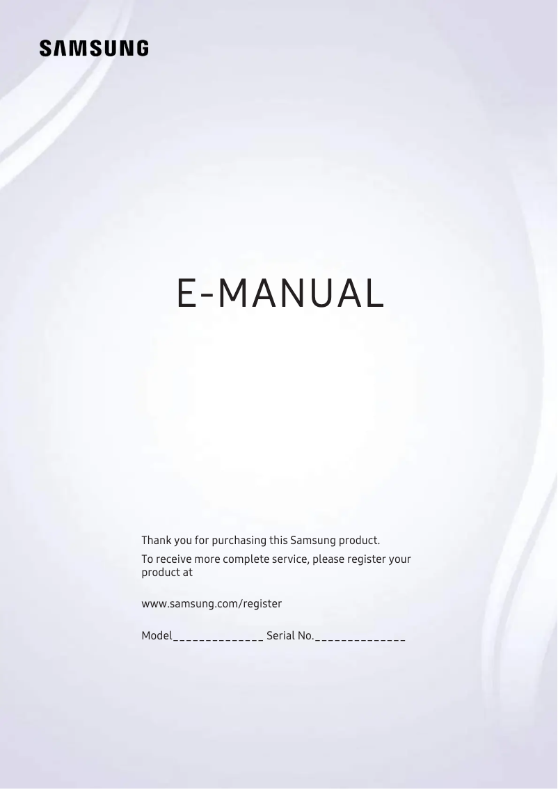 Page n°1 - Manuel utilisateur Samsung UA50KU6000
