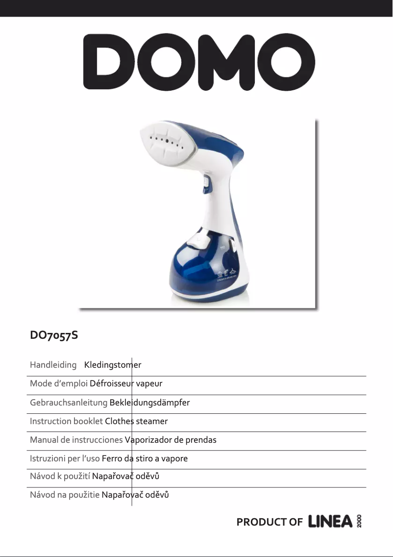 Image de la première page du manuel de l'appareil DO7057S