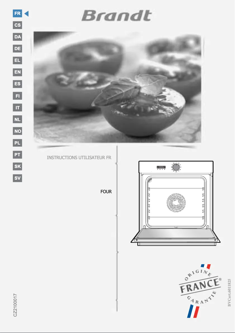 Image de la première page du manuel de l'appareil BOP7537LX