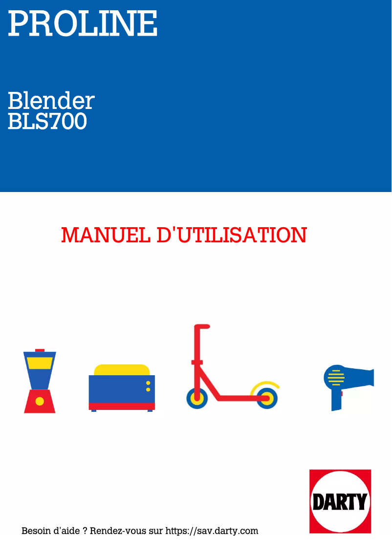 Página 1 del manual Manual de usuario Proline BLS700