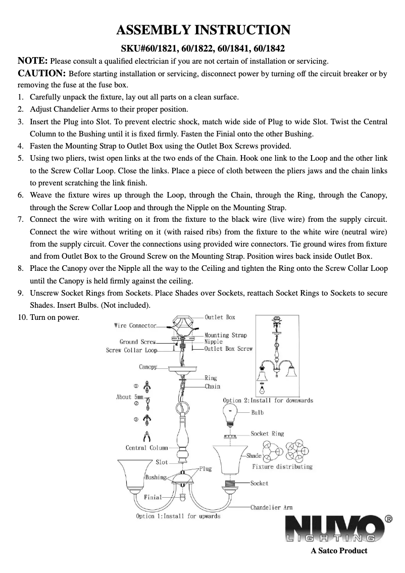 Página 1 del manual Manual de usuario NUVO Dupont 60/1842