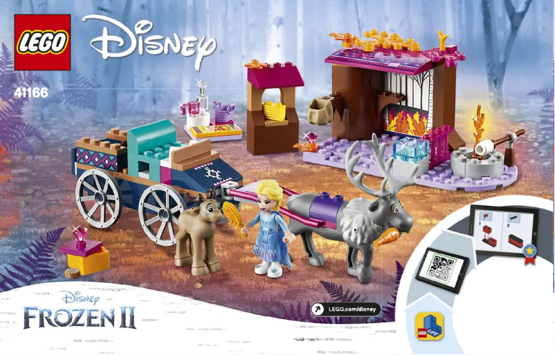 Page 1 de la notice Manuel utilisateur Lego Disney 41166