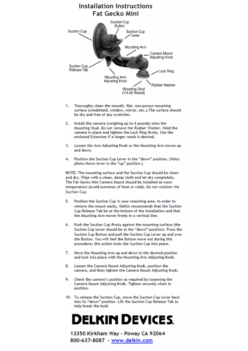 Page n°1 - Manuel utilisateur Fat Gecko Mini