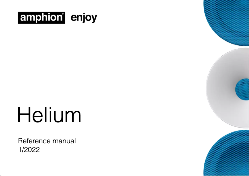 Image de la première page du manuel de l'appareil Helium 410