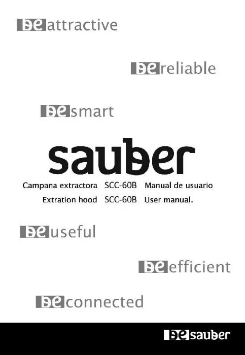 Page 1 de la notice Manuel utilisateur Sauber SCC60B