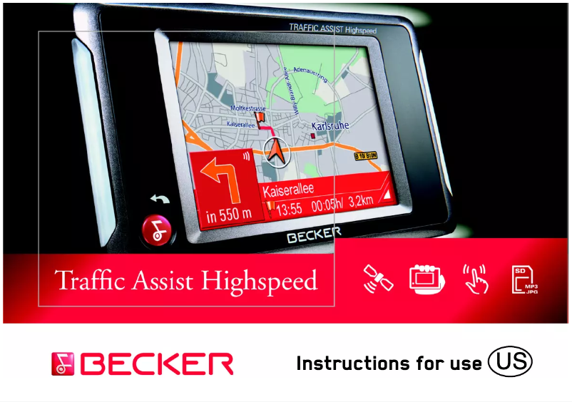 Página 1 del manual Manual de usuario Becker Traffic Assist 7934