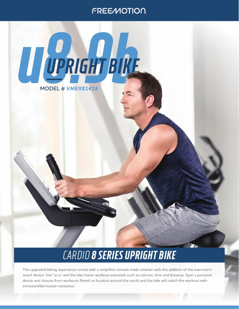 Page n°1 - Manuel utilisateur FreeMotion u8.9b