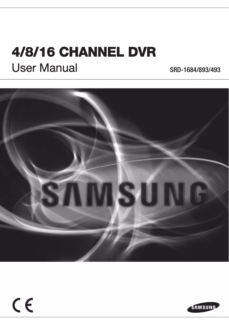 Page 1 de la notice Manuel utilisateur Hanwha SRD-493