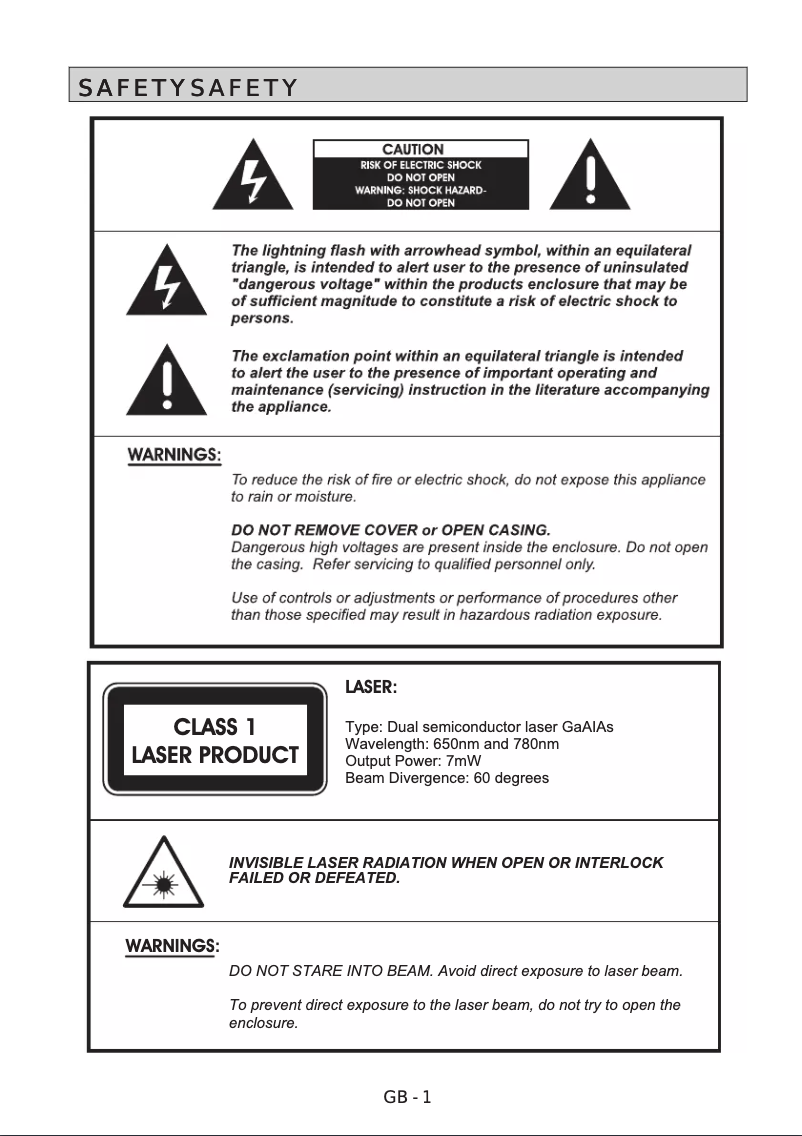 Image de la première page du manuel de l'appareil XSE 60 Phuke
