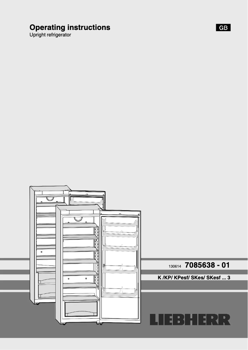 Page 1 de la notice Manuel utilisateur Liebherr KP 4220 Comfort