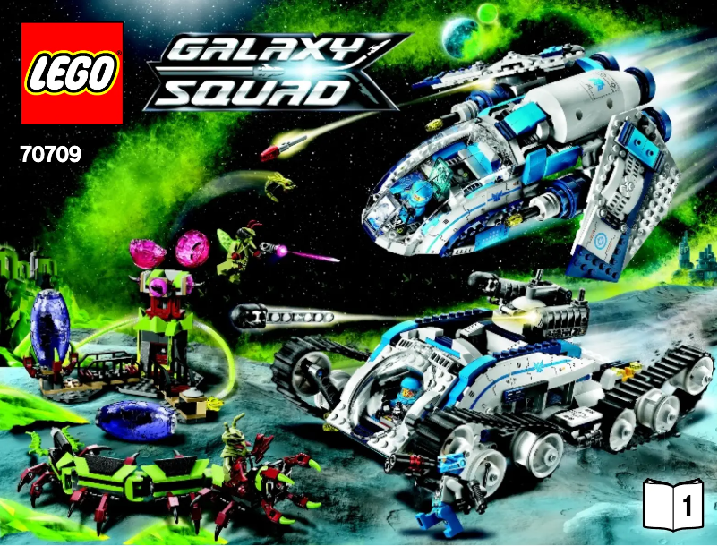 Page 1 de la notice Manuel utilisateur Lego Galaxy Squad 70709