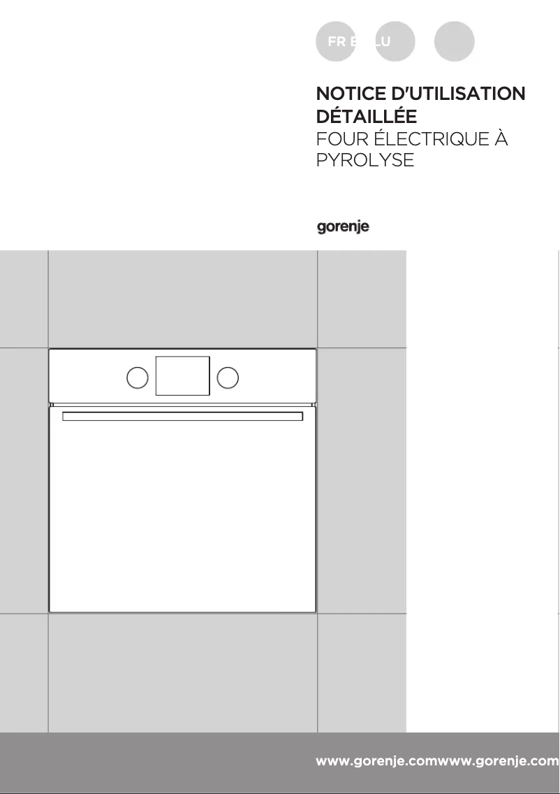 Page n°1 - Manuel utilisateur Gorenje BOP737E20B