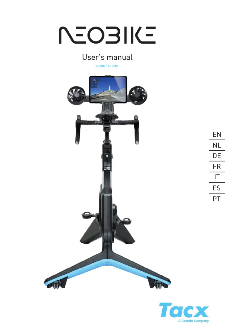 Página 1 del manual Manual de usuario Tacx NEO Bike Smart T8000