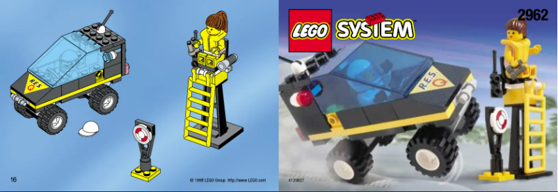 Page n°1 - Manuel utilisateur Lego RES-Q CAR