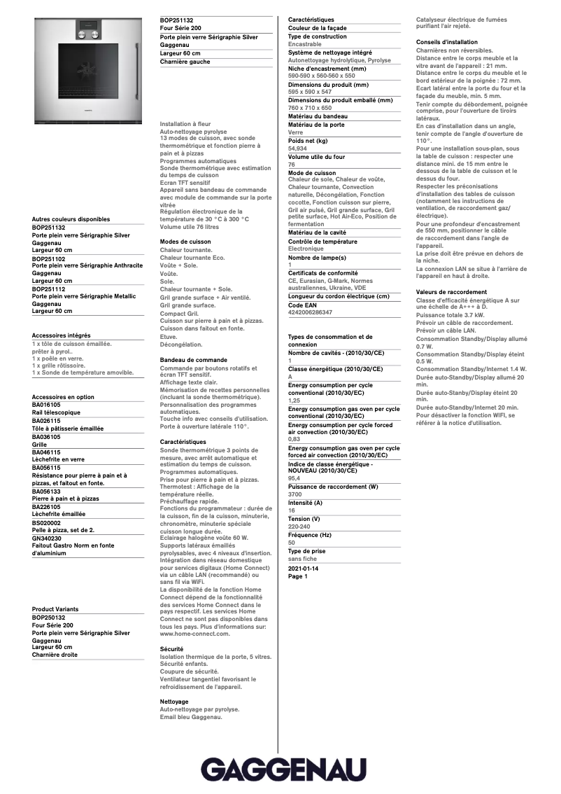 Imagen de la primera página del manual del dispositivo BOP251132