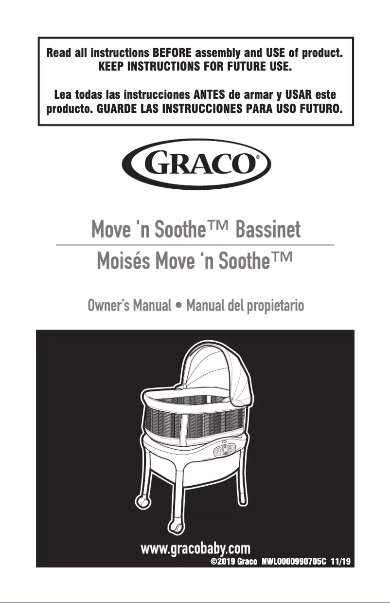 Page n°1 - Manuel utilisateur Graco Move 'n Soothe