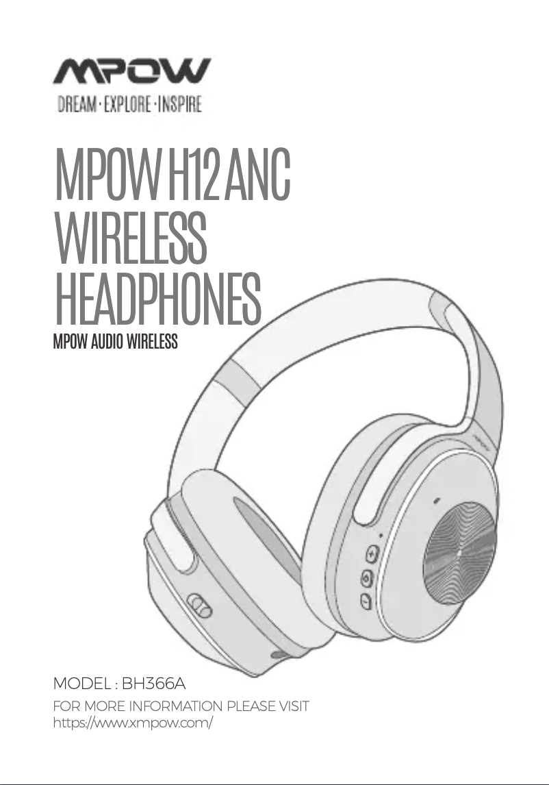 Image de la première page du manuel de l'appareil H12 ANC