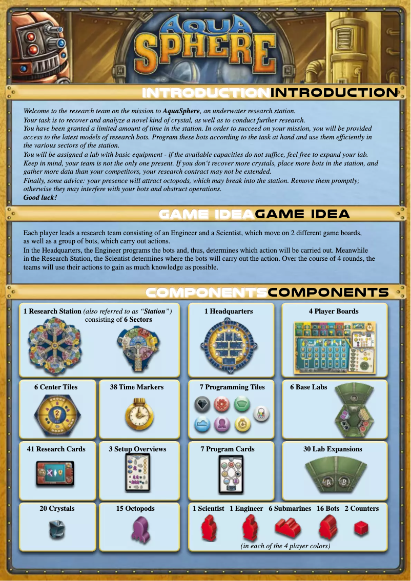 Página 1 del manual Manual de usuario Pegasus AquaSphere