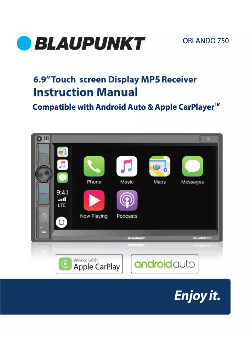 Page n°1 - Manuel utilisateur Blaupunkt Orlando 750