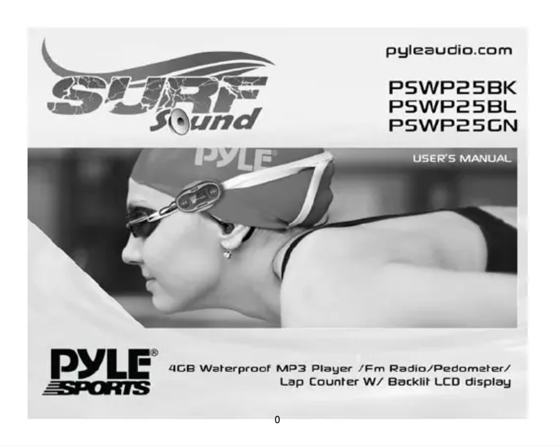 Page n°1 - Manuel utilisateur Pyle PSWP25
